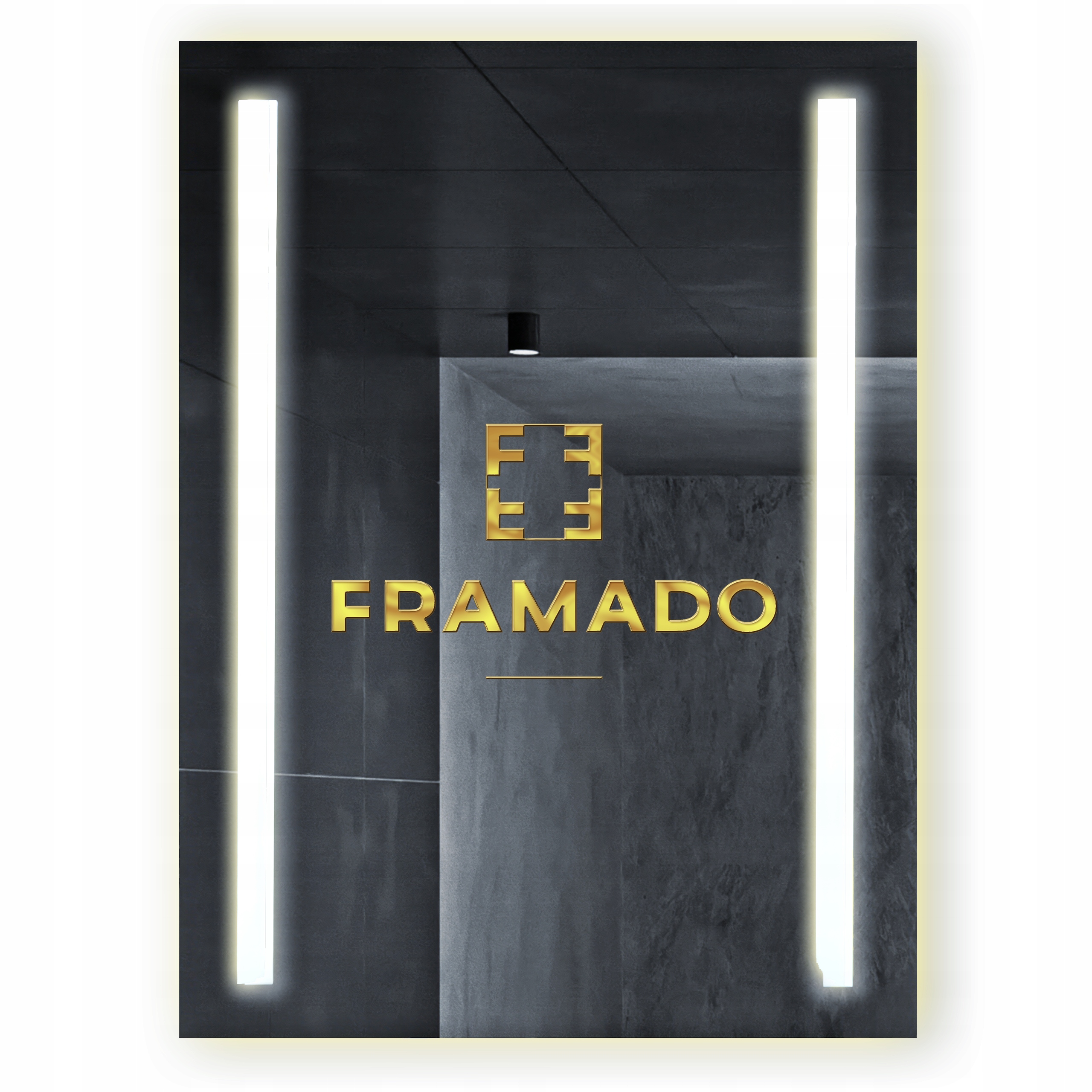 Nástenné zrkadlo Framado, obdĺžnik, 500 x 700 mm